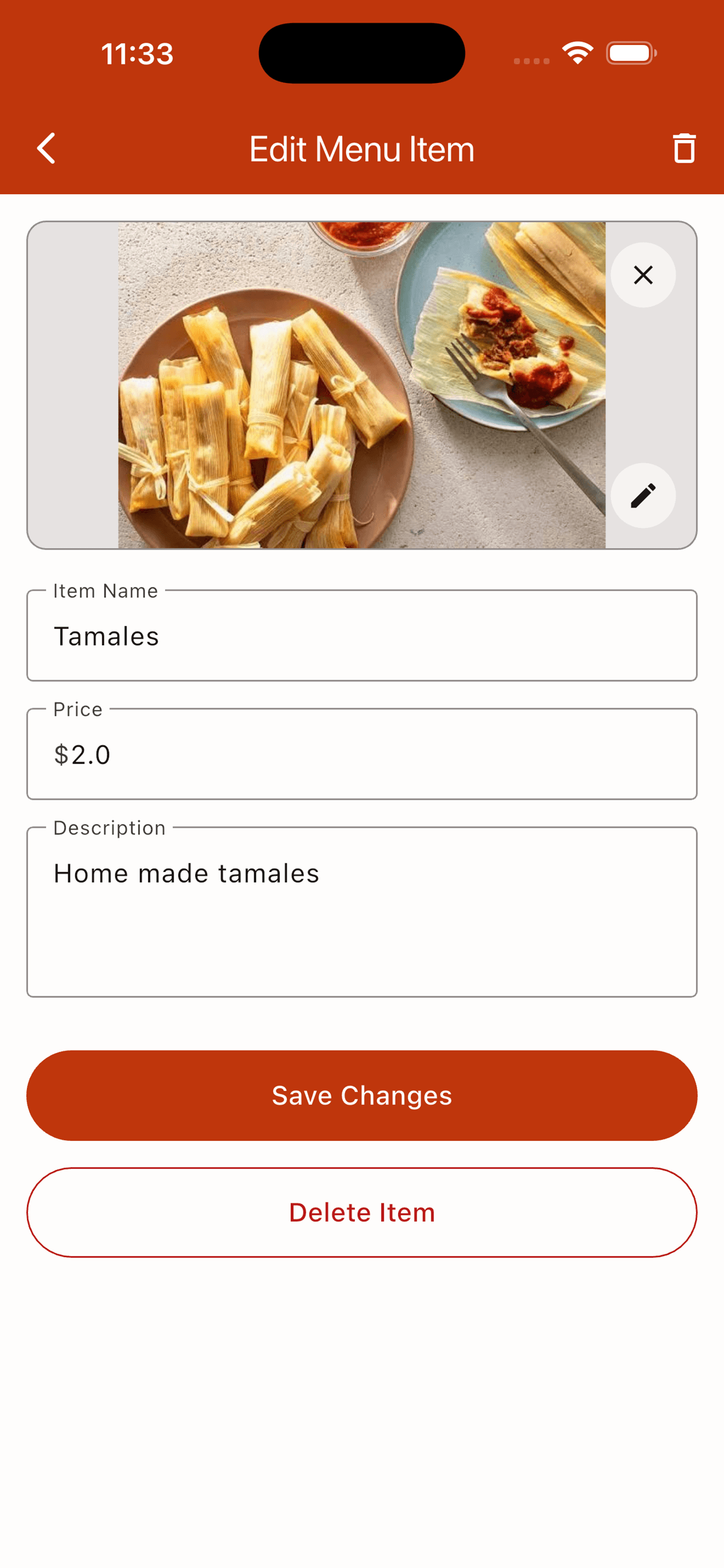 Indie Chef app browse screen with nearby homemade dishes and chefs