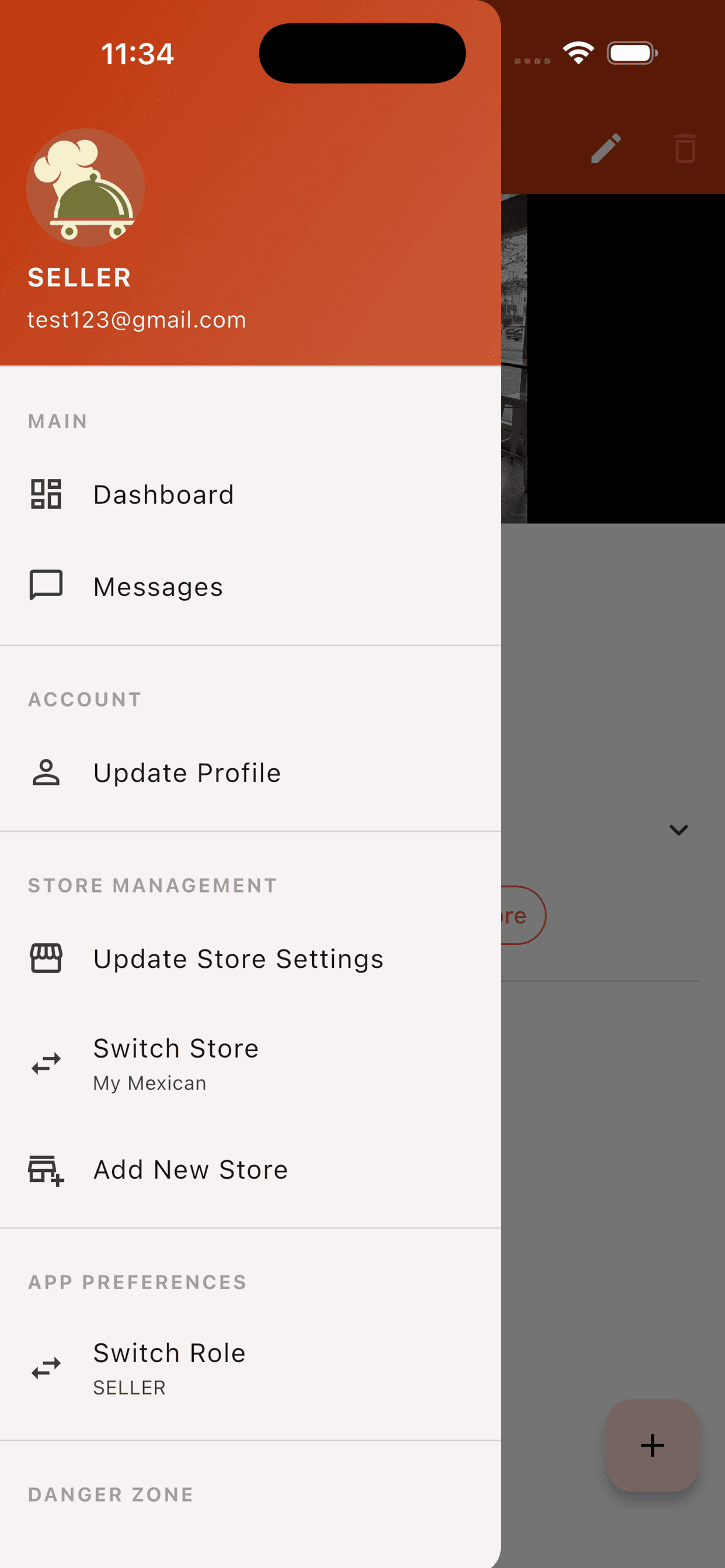 Indie Chef app chef profile showcasing local culinary talent