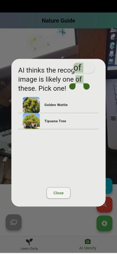 AI nature guide chat