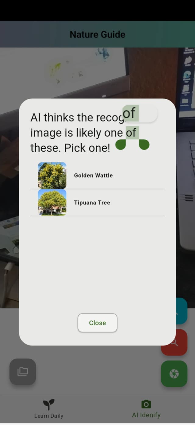 AI nature guide chat